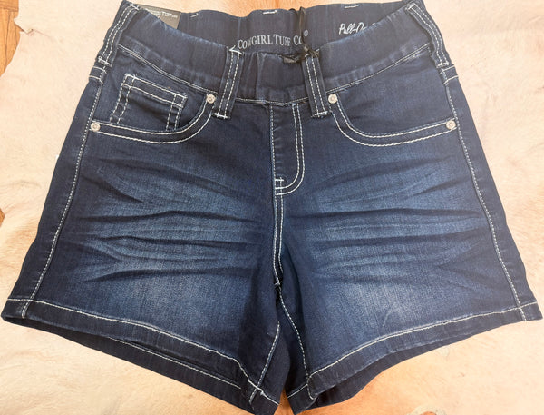 Pull-On Boot Stitch Shorts