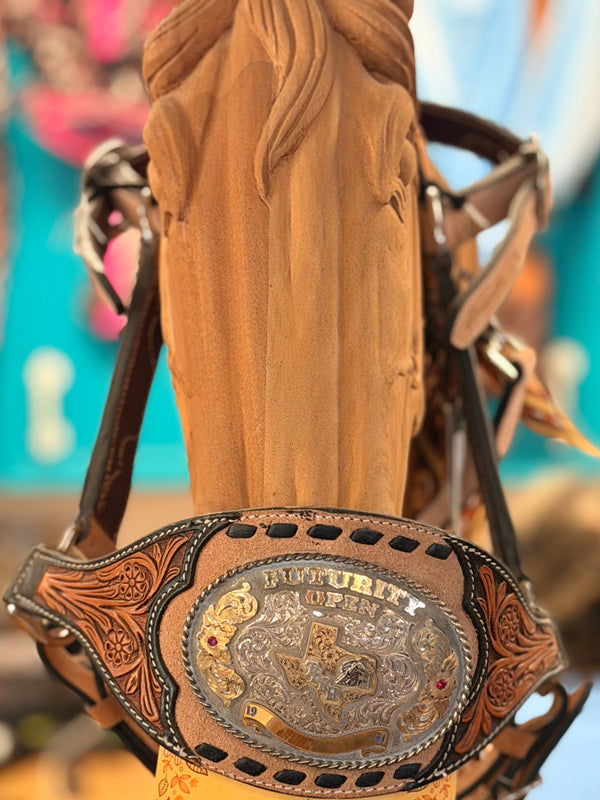 Pro Choice- Award Bronc Leather Halter
