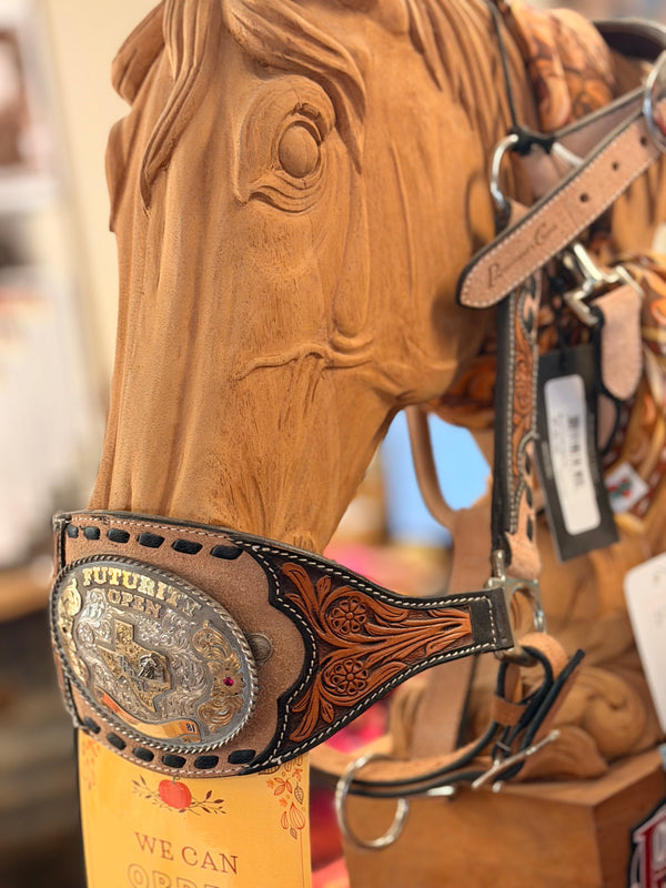 Pro Choice- Award Bronc Leather Halter