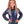 Load image into Gallery viewer, YOUTH Purple &amp; Teal Iridescent Metallic Stretch Lightweight Pullover
