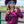 Load image into Gallery viewer, Hot Pink Foil over Black Shimmer Lightweight Pullover
