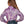 Load image into Gallery viewer, YOUTH Lavender &amp; Silver Iridescent Stretch Lightweight Pullover
