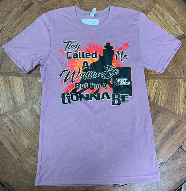 "Wanna Be/Gonna Be" JR Barrel design T-Shirt