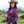 Load image into Gallery viewer, Soft Plum Satin Pullover Button Up in low stretch medium weight
