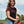 Load image into Gallery viewer, Tee with Never Give Up Embroidery (Black Lightweight Slub with Dark Red Shimmer Breathe Sleeves)

