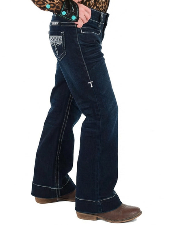 Cowgirl Tuff Girls Bootstitch Trousers