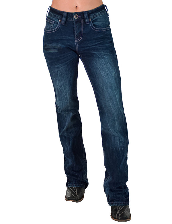 Cowgirl Tuff Purple Arrow Jeans