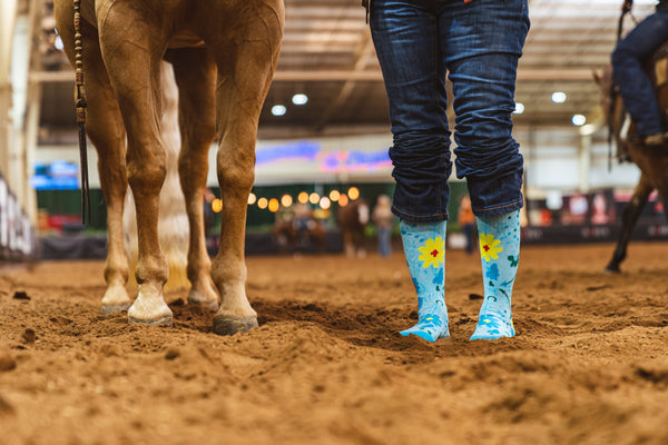 Cowgirl Buckaroo Performance Boot Socks