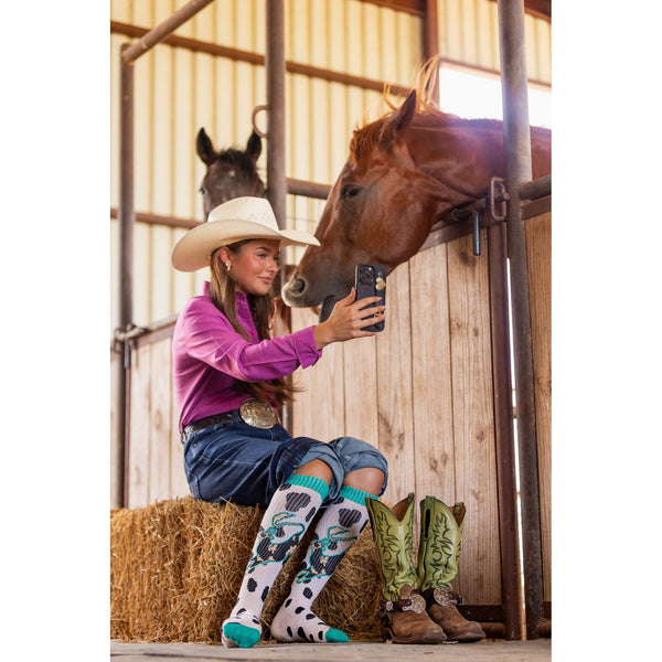 Bad Cowgirl Co. High Steaks Performance Boot Socks