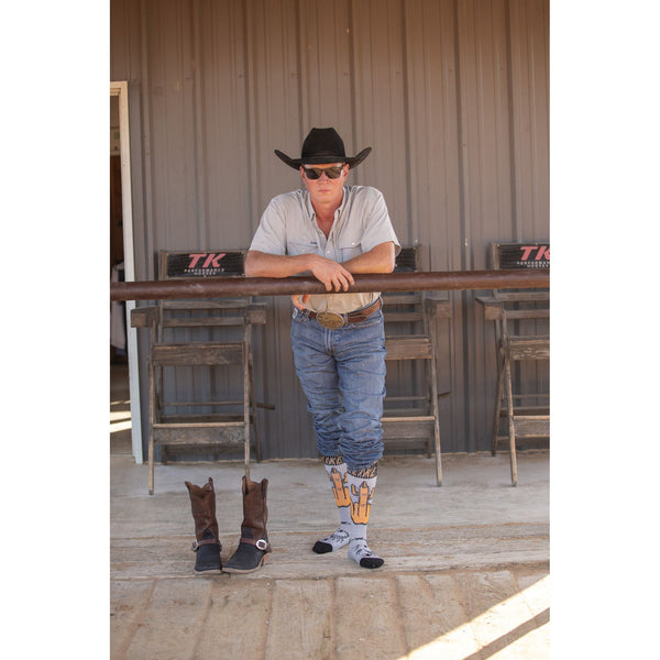 Bad Cowgirl Co. Middle of Mojave Performance Boot Socks