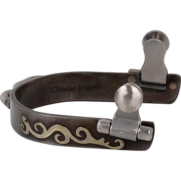 Classic Equine Scroll Bumper Spur