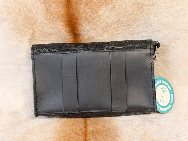 BLACK WAIST BAG/PURSE