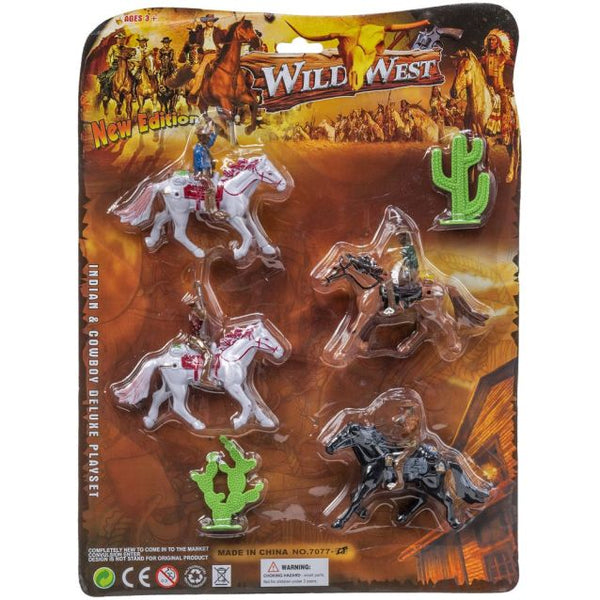 COWBOYS W/HORSE 4 PK