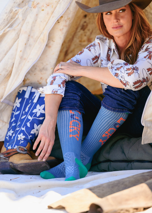 Lucky Denim Performance Boot Socks