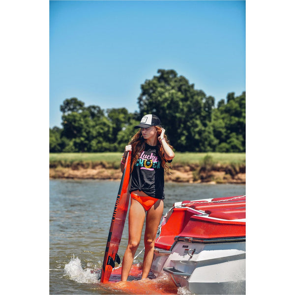 Lucky Chuck Logo Tee - Women's Relaxed Fit