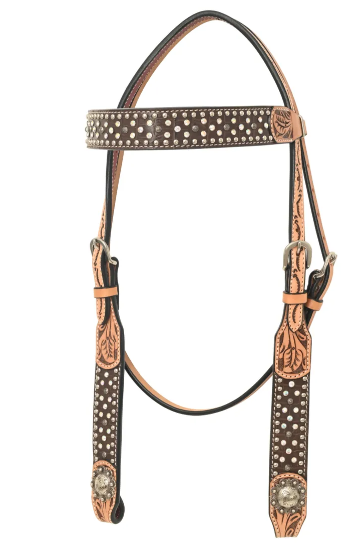 Headstall Brown Gator