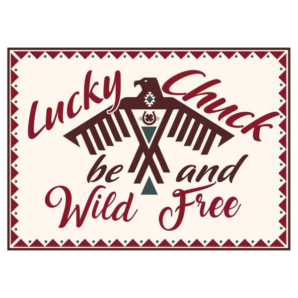 Wild and Free Thunderbird Iron-on Patch