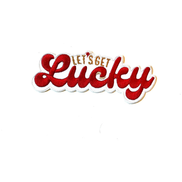 Let's Get Lucky Iron-on Patch