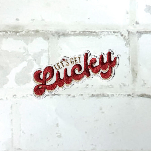 Let's Get Lucky Iron-on Patch
