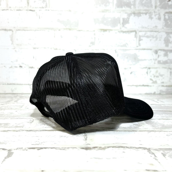 Lucky Horseshoe Pink Chenille Patch Foam Trucker Hat