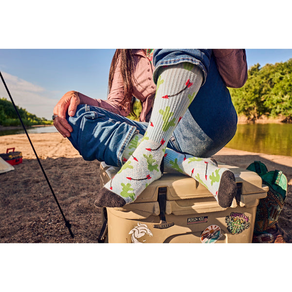 Cowboy Compass Performance Boot Socks