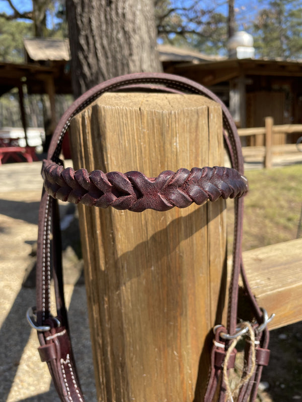 Martin Browband Headstall w/ Blood Knots
