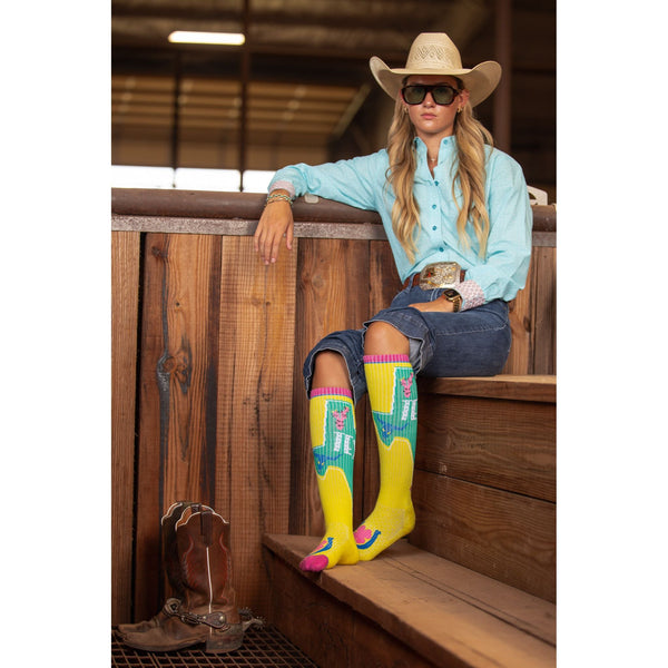Texas Ya'll Performance Boot Socks