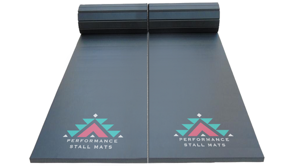 6x9 Portable Stall Mat Kit Grey