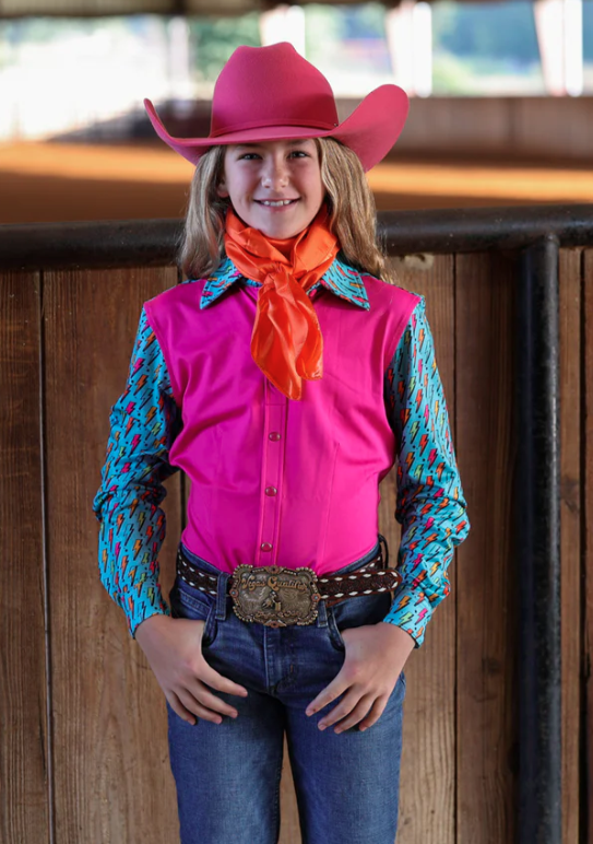 *YOUTH* LIGHTNING QUEEN RODEO SHIRT
