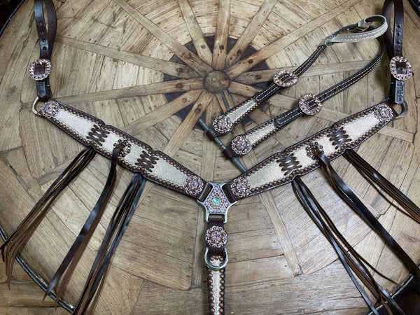 Rockin Wilson Copper Champagne Dazzle with Cross Stitch