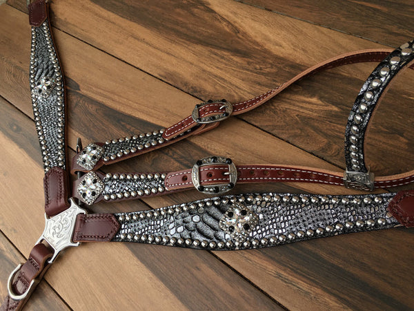 Rockin Wilson Silver Mystic Single Layered Leather