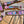 Load image into Gallery viewer, Rockn' Wilson's Pink and Turquoise Aztec w/ Cross Stitch

