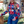 Load image into Gallery viewer, Cowgirl Tuff Pullover Button-Up (Red And Blue Western Print Mid-weight Stretch Jersey)
