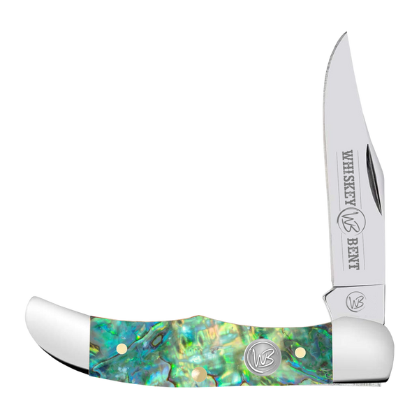 Green Abalone Mini Hunter Knife