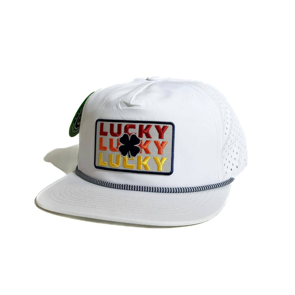 Lucky Trio White Old Man Hat