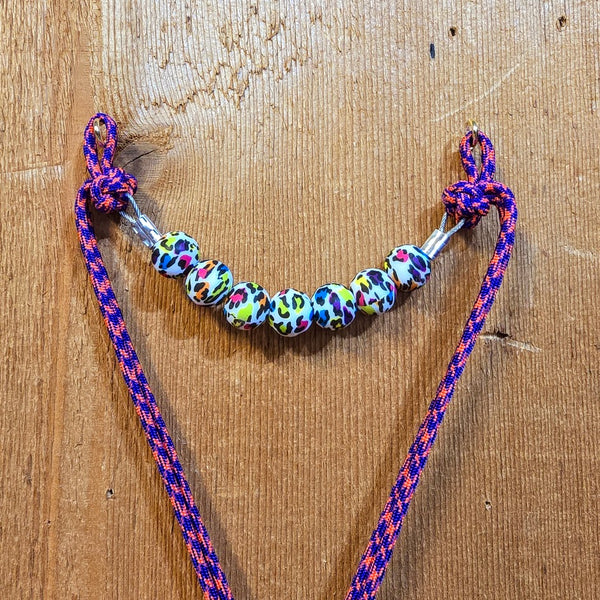 Kush Kurbs by KK Leathers with Rainbow Leopard Beads