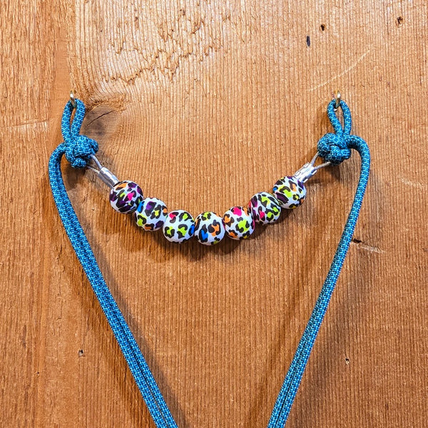 Kush Kurbs by KK Leathers with Rainbow Leopard Beads