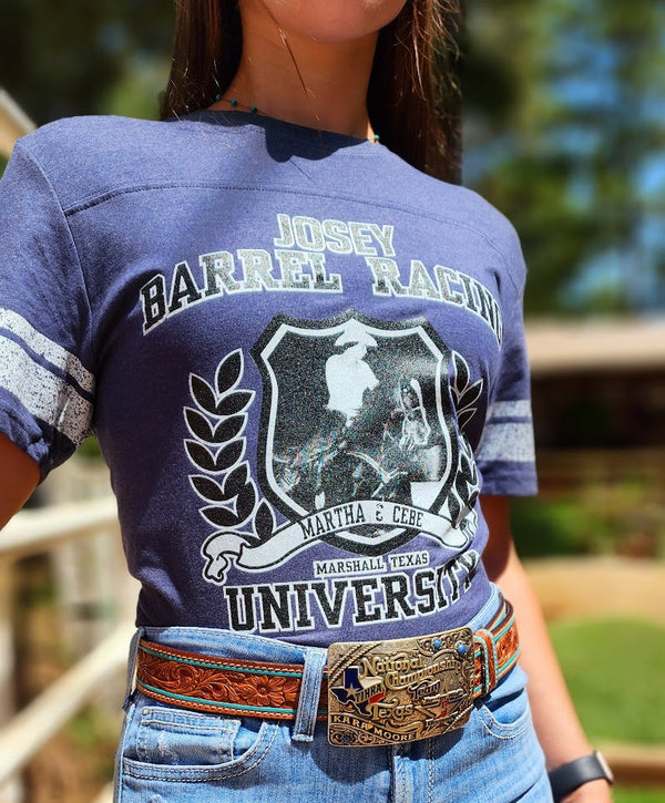 Josey Ranch Barrel Racing University T-Shirt