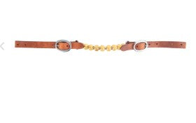 Brass BB Curb Strap by Classic Equine