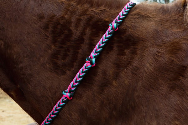 Josey Original Knotted Barrel Reins- 3 Color
