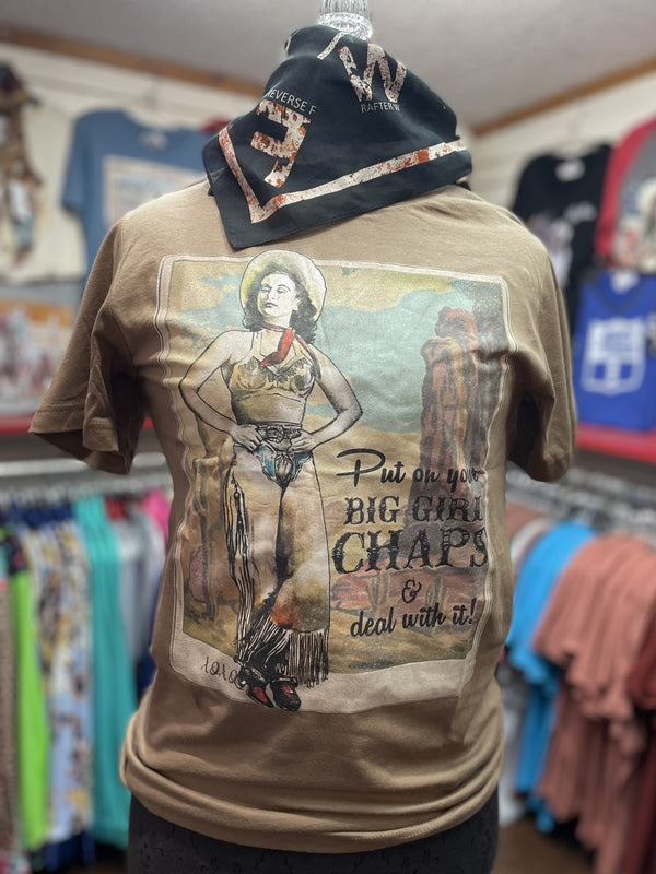 XOXO-Big Girl Chaps T-Shirt