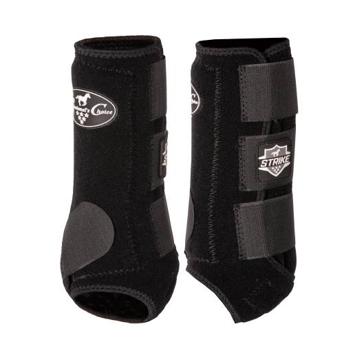 Professional's Choice Strike Boots Front/Medium/Black
