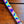Load image into Gallery viewer, Rockn&#39; Wilson Custom Rainbow Swirl Wither Strap
