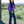 Load image into Gallery viewer, Cowgirl Tuff Purple Arrow Jeans
