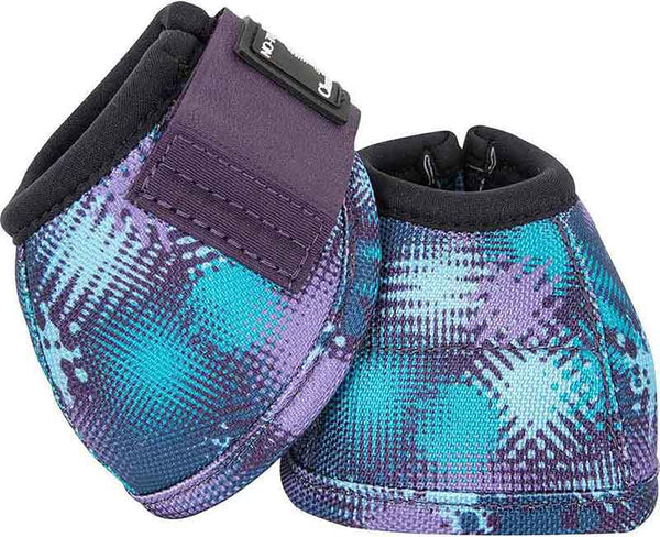 Classic Equine DyNo Turn Bell Boots-Medium/Splash