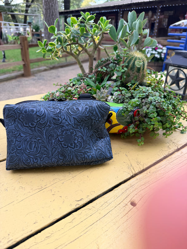 R&M Embossed Pommel Bag
