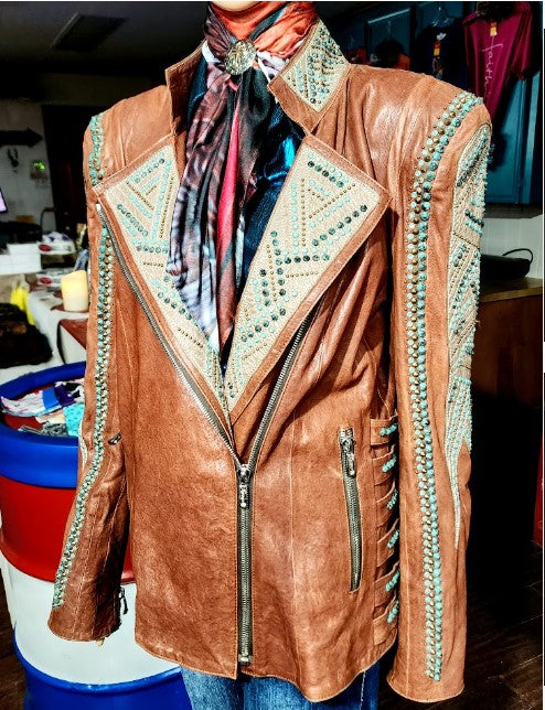 Martha's Closet- Custom Made Leather Jacket by Kippys