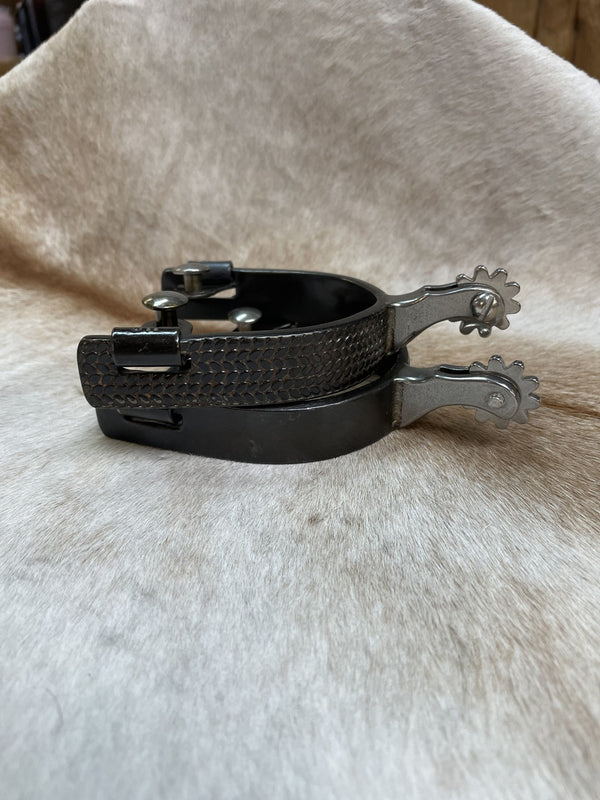 Jerry Beagley Men's Spur-Antique Braid-10pt Rowel