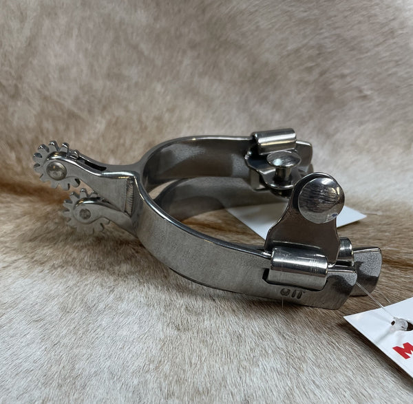 Jerry Beagley Youth/ Women's Spurs Silver -12pt Rowel