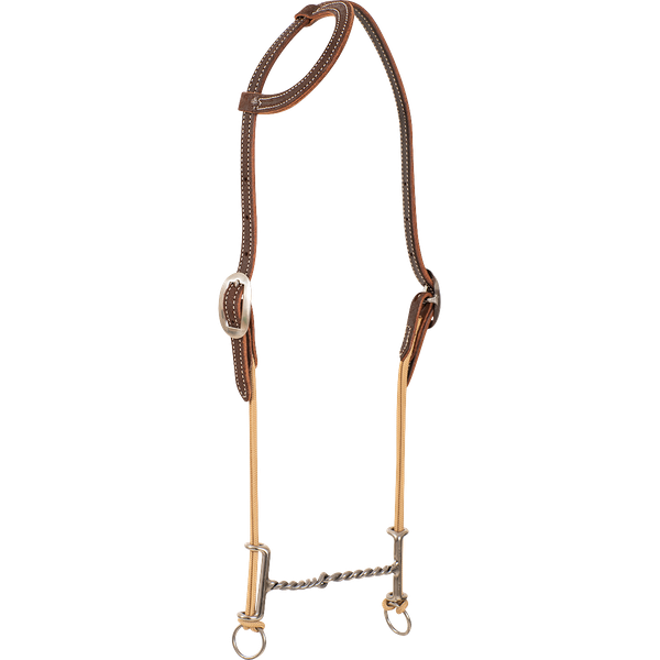 Classic Equine Loomis One Eared HS with Draw Gag Bit